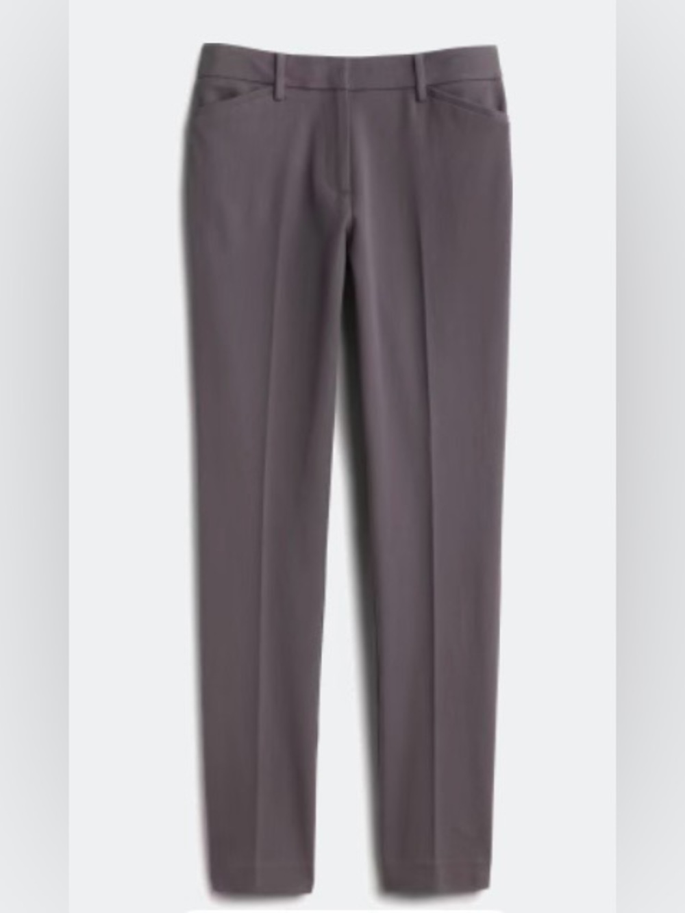 41 Hawthorn Becca Women's Slim Straight Adjustable Hem Trousers - Grey